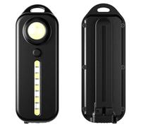 ZKcasA LED Rojo Azul Hombro Táctico Policía Linterna con Clip USB Recargable Antorcha Bicicleta Luz Trasera Casco Luz De Advertencia,A