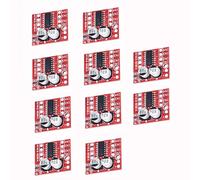 ZkeeShop 10Pcs Dual H-Bridge 2 Way DC Motor Driver Module DC Stepper 1.5A L298N Controller Board