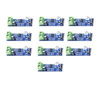 ZkeeShop 10Pcs LM386 Audio Power Amplifier Module 5V-12V 200 Gain Adjustable Resistance 10K