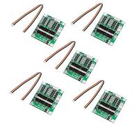 ZkeeShop 5Pcs Protection Board 4S 12V-14.8V 30A Lithium Battery Charger Protection BMS Board Balance Module