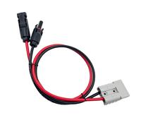 ZkeeShop Cable de extensión solar de 50 A a conector solar, 10 AWG, compatible con Anderson to SolarStecker für Solar Generator Solar Charge (0,6 m)
