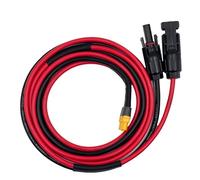 ZkeeShop - Cable solar (10 AWG, conector solar a XT60, adaptador de cable, 6 mm², panel solar, compatible con Ecoflow Bluetti Powerstation (1,5 m)