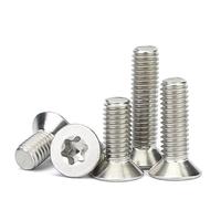 Zkensh-Pernos 10 Uds. Tornillo de cabeza avellanada plana Torx de seis lóbulos M1.6 M2 M2.5 M3 M4 M5 M6 M8 304 A2-70 acero inoxidable, Ampliamente utilizado(8mm x10pcs,M2.5)