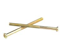 Zkensh-Pernos M3 m4 Color zinc placas Cross empotrada Máquina de la cabeza del tornillo largo Tornillo Métrico Bolt de cabeza redonda, Ampliamente utilizado(100mm (5pcs),M3)