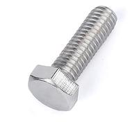Zkensh-Pernos M3 M4 M5 M6 Marina de grado marino 316 acero inoxidable hexagon hexagon hexagon tornillo de tapa tornillo de rosca hexágono completa, Ampliamente utilizado(M6 x 130mm (1pcs))