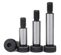 Zkensh-Pernos M5 M6 M8 M10 M12Dia 6 8 10 12mm Hexágono Hexágono Casquillo Cabeza Hombro Rodamiento Tornillo Tornillo Acero de alta resistencia, 1pc, Ampliamente utilizado(16mm,M10 Shoulder Dia12mm)