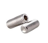Zkensh-Pernos Tornillo de cabeza hueca hexagonal de acero inoxidable 304, M2-M12, perno prisionero con punta de copa Allen Ampliamente utilizado(20 Mm,10pcs M6)