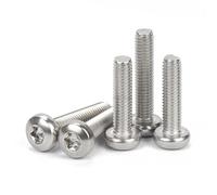 Zkensh-Pernos Tornillo de cabeza plana Torx de seis lóbulos de acero inoxidable 304 A2-70 M1.4 M1.6 M2 M2.5 M3 M4 M5 M6 M8 perno, 10/50/100 piezas, Ampliamente utilizado(30 Mm,M5(10pcs))
