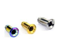 Zkensh-Pernos Tornillos de fijación del eje del desviador SRAM XO / X9x7GX / RIVAL1 Parche de tornillos de titanio GR5, 1 pieza, Ampliamente utilizado(Gold,Top18mm)