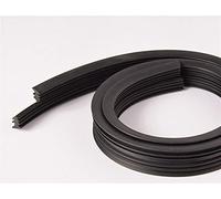 Zkenshan-Junta de Puerta de Cristal Puertas de Aluminio de la Vendimia y Tira de Vidrio de Ventanas,Tiras de Goma del Panel acústico del Sello Fijo, Glass Door Seal Strip Stop Shower Leaks