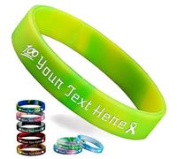 Zkgiftsdz Granel Personalizadas Silicona Pulsera Identificativa para Niños,Grabar Nombre y Número de Teléfono Correa Niños Antiperdida SOS Personalizada Pulseras Niños Goma Bandas