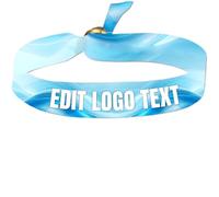 Zkgiftsdz Pulseras de Tela Personalizadas a Granel para Eventos y Fiestas, Pulseras de Tela Personalizadas con Texto y Logotipo Pulseras de Identificación de Admisión