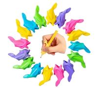 ZKGYUS 100 Piezas Corrector Lapiz Escritura Adaptador Escritura Niños,Agarres para Lápices, Corrección de la Postura al Escribir, Herramientas Auxiliares para Escribir