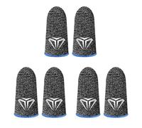 ZKGYUS 3 Pares Funda de Dedo para Juego Móvil, Funda Controller de Dedo de Pantalla Táctil Gaming, Thumb Sleeves para Juegos movil PUGB, Transpirable Anti-Sudor Sensibles