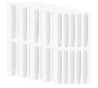 ZKGYUS 50 Piezas Pies de Silicona Transparentes, Almohadilla Autoadhesiva,Topes Adhesivos Transparentes,Autoadhesiva Lagrimas para Paredes,Gabinetes Cajones y Protectores de Muebles