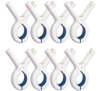 ZKGYUS 8 pinzas para toallas de playa, pinzas de ropa cortavientos, para toalla de playa para tumbonas de sol para vacaciones o piscina