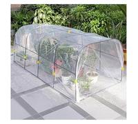 zklaseot Mini Invernadero, Invernadero De Túnel para Exteriores, Accesorio Transparente para Invernadero De Jardín, Refugio para Flores Y Vegetales, Fácil De Instalar(200x50x55cm)