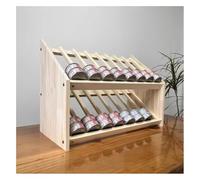 zklaseot Organizador De Comida para Gatos Mejorado, Barra De Ranura De Madera Ensanchada, Soporte para Latas De Comida para Gatos para Encimera De Cocina(96x46x30cm)
