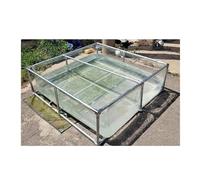 zklaseot Piscinas Desmontables, Piscina Transparente Piscina, con Soporte, Fácil De Instalar sobre El Suelo Jardín Piscina De Marco, Múltiples Tamaños (Color : Claro, Tamaño : 2x2x0.7m)
