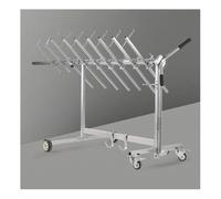 zklaseot Soporte para Pintura De Carrocería, Banco De Trabajo para Pintura De Mantenimiento De Vehículos, Rotación De 360°, Soporte para Panel De Secado De Parachoques(C-130x87x92cm)