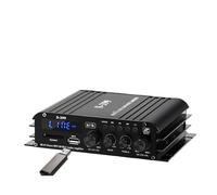 ZKLGS Audio Amplificador, S-299 Amplificador de Potencia Digital de Audio de 4,1 Canales 5,0 Reproductor de Control Remoto portátil for Coche y hogar de Doble Uso 4 * 40W