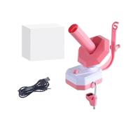 ZKLGS Devanadora, Bobinadora de Hilo eléctrica de Gran Capacidad de 10 oz Bobinadora de Hilo automática Suministros de Herramientas de Tejido automático(Pink)