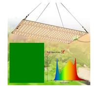 ZKLGS Lámpara de Cultivo, Full Spectrum LED Grow Light LM281B Diode LED Sunlike Quantum Grow Lamp For Greenhouse Hydroponic Plant Growth Lighting(A)