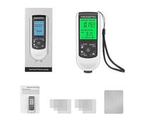 ZKLGS Medidor de Espesor de Capa, Medidor de Espesor de Revestimiento de Pintura de Coche Herramientas de medición HW-300 probador de Espesor de Revestimiento de Metal electrochapado 0-2000um(Bianco)