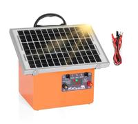 ZKLGS Pastor Electrico, Cargador Solar for Cerca eléctrica de 20 Millas, Controlador energizador de 0,5 J, Cargador Solar for Cerca