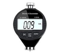 ZKLGS Probador de dureza, Probador de dureza Digital electrónico, medidor de dureza portátil 0-100HD, Escala de durómetro Digital con Pantalla LCD Grande(Black Type A)