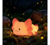 ZKLiLi axolotl - luz nocturna para niños, hermoso control de tacto y luz nocturna para bebés de 16 colores, recargable, Luz LED inteligente para la cabecera del recién nacido