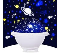 ZKLiLi Luz nocturna para niños, proyector de luz OVNI, lámpara de noche para niños, lámpara de noche para niños pequeños, adolescentes, para niños y niños decoración de habitación