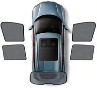 ZKNing Parasol Coche Magnético para VW T-ROC I 2017-2025, Parasoles para Ventanas Laterales de Coche Parasol Coche Ventanas Protección UV y Privacidad, Cortinilla Solar,E/5pcs