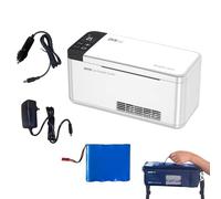 ZKSCool Caja térmica portátil de insulina, mini funda médica recargable inteligente para insulina, vacunas y medicamentos, capacidad de 0.6 L, pantalla LCD, enfriador de medicamentos de viaje para