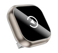 ZKSJFU Adaptador CarPlay Inalámbrico para Audi Q3 2020 2021 2022 2023 2024, Android Auto, Conexión Bluetooth Rápida, Instalación Plug & Play,A-Gold