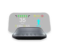 ZKSJFU Affichage Tete Haute Voiture para Chevrolet Spin Venture Zafira Uplander Tavera Rezzo Orlando 2001-2026, HUD OBD2 GPS con Navegación Móvil Alertas de Velocidad
