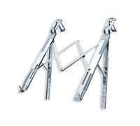 ZKSJFU Soporte para Ordenador de Volante de Coche para BMW X3 F25 2011-Present, Soporte Ajustable en ángulo,Soporte Plegable para Laptop,A-Silver