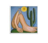 ZKSSTV Póster de Tarsila Do Amaral Abaporu para colgar en la pared, póster de pintura fotográfica, decoración familiar, 30 x 30 cm