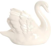 ZKSYLSM Figura de Cisne de cerámica - Estatua de Porcelana Minimalista Moderna decoración artística Knick Knacks decoración del hogar para Sala de Estar, Oficina, Escritorio, decoración de estantes