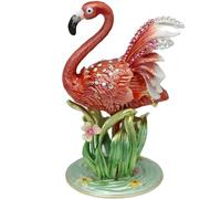 ZKSYLSM Joyero de flamenco, pequeño joyero, colorido joyero decorativo para mujeres y niñas, decoración del hogar