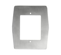 ZKTECO ZK-TSA10-1 Placa de acero personalizada para tornos - Embellecedor para lectores biométricos - Apta para lectores ZK-FR15