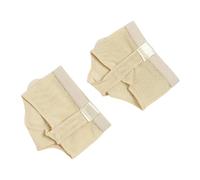 Zktfyshk 1 par de tangas de pie de danza, medias suelas, accesorios para el vientre, protector de vientre para mujer, tangas de pie de baile