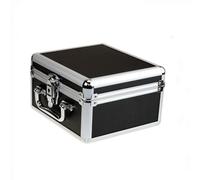 Zktfyshk Caja de almacenamiento de aluminio de 2.5 pulgadas con interior de espuma para guardar discos duros, soporte de almacenamiento a prueba de golpes