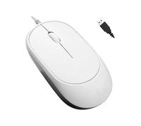 Zktfyshk Industrials USB PS2s - Protecciones electrostáticas compatibles con reducción de ruido, clics, accesorios ergonómicos para computadora, mouse USB antiestático delgado industrial