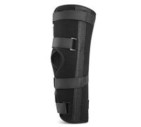 Zktfyshk Inmovilizador de rodilla con 4 placas de aluminio transpirable y estabilizador de pierna completa para fracturas con correas