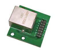 Zktfyshk Placa divisora RJ45 de 8 pines para transferencia de datos de equipos Ethernet y fácil conectividad de red de oficina