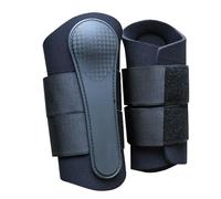 Zktfyshk Protectores ergonómicos curvados para patas de caballo con armadura de alta resistencia, forro suave, 4 opciones de tamaño, soporte para patas de caballo