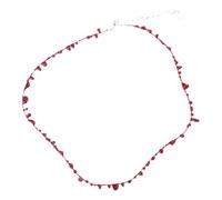 Zktfyshk Pulsera de gota de sangre, collar con colgante de gota de sangre, collar de aleación para mujeres y niñas, joyería de fiesta