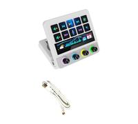 Zktfyshk - Teclado multifunción que incluye perilla giratoria para ajuste de brillo de sonido, programación amplia compatibilidad con control visual