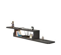 zktoermn Mobile TV sospeso, Mobile TV a parete con ripiano aperto, Moderno Centro di Intrattenimento, Grande Mobiletto Porta TV da Parete per Sotto TV, Soggiorno, Camera da Letto(Grey,120cm/47.2in)